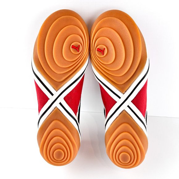 Puma Barrel Roll Low Slip-On Sneakers Shoes Mens Size 7.5 Red Brown NEW - Picture 5 of 11